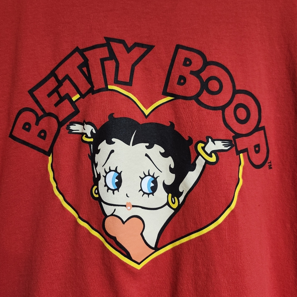 Betty Boop Red Cotton Tee